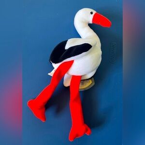 Ty Beanie Babies Plush Stork Toy